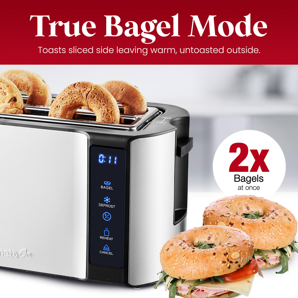 Digital Long Slot Slice Toaster ECT5322