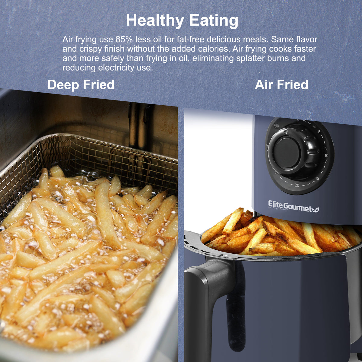 Elite Gourmet 1 Quart Air Fryer 