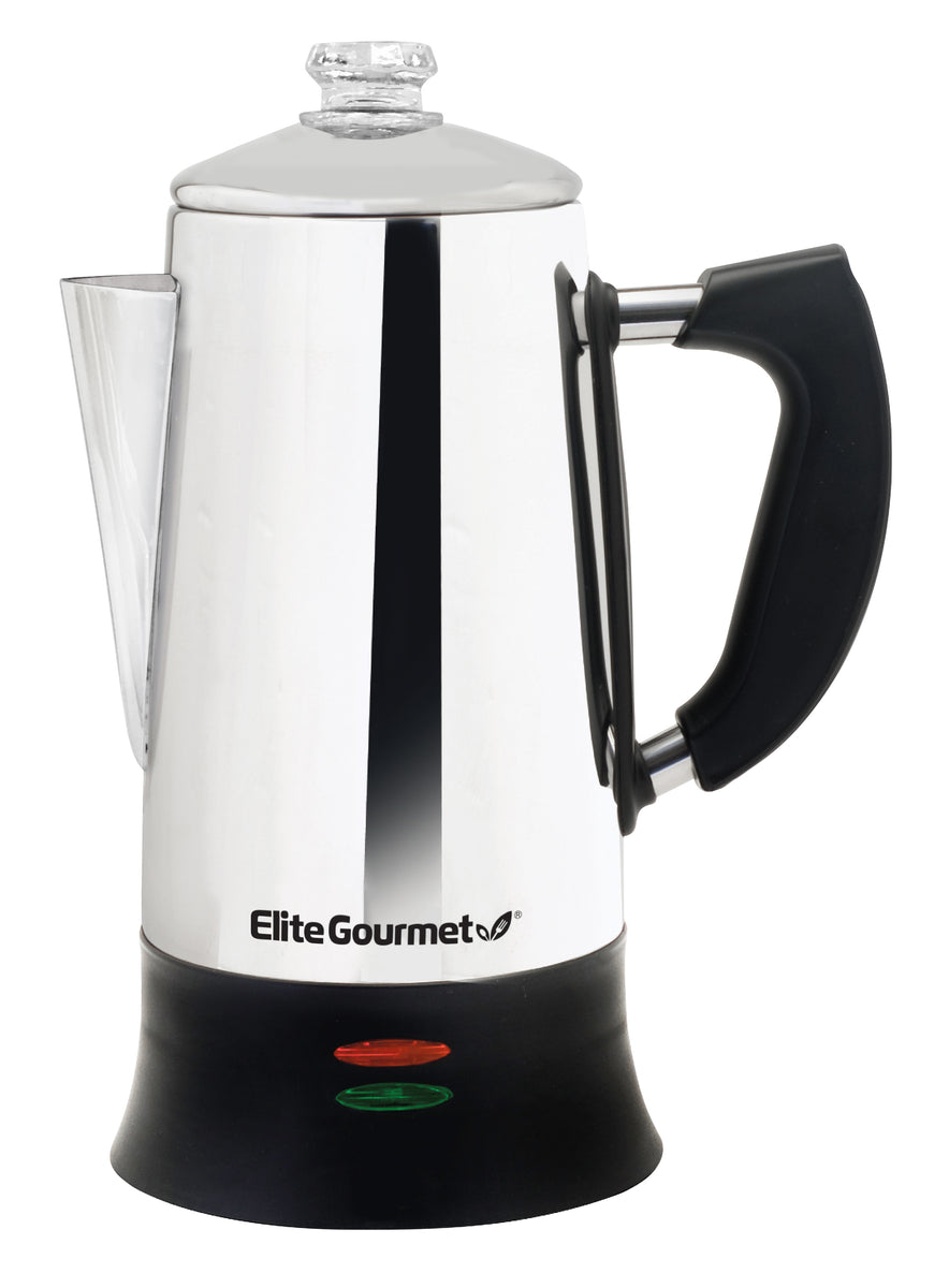 WerkWeit Electric Coffee Percolator 12 Cup Stainless Steel