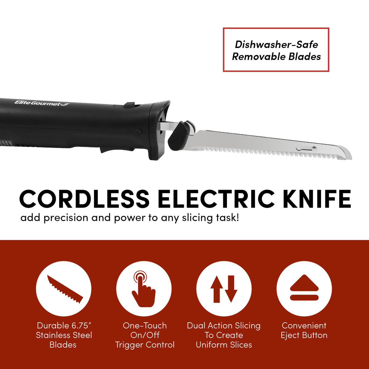 ComfortGrip™ Electric Knife, Black