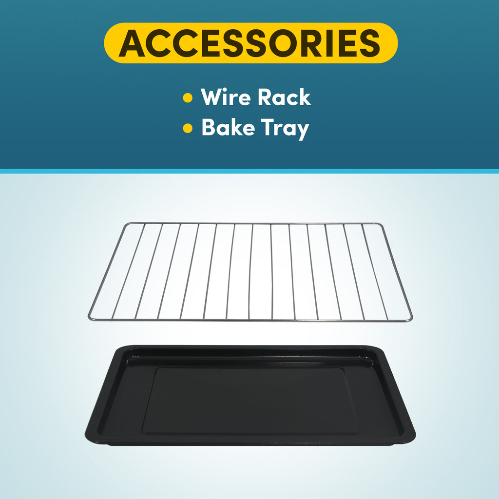 Accessories includes Wire Rack and Bake Tray