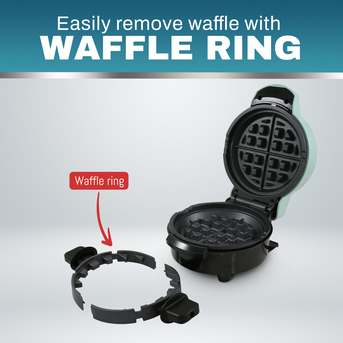 Elite Gourmet EWM013B Electric Nonstick Mini Waffle Maker with  5-inch cooking surface, Belgian Waffles, Compact Design, Hash Browns, Keto,  Snacks, Sandwich, Eggs, Easy to Clean, Black: Home & Kitchen