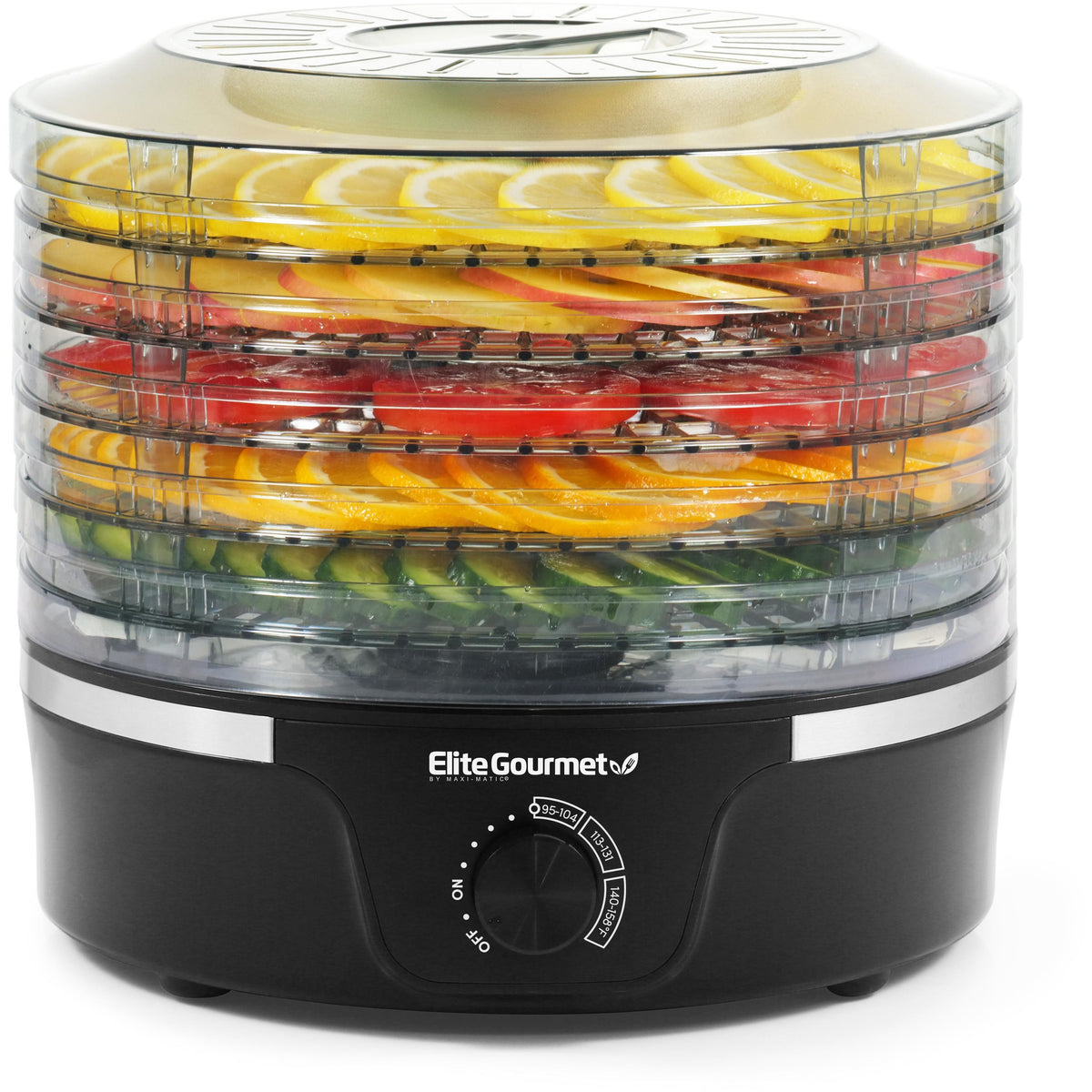 Elite by Maxi-Matic Stainless Steel Tray Programmable Food Dehydrator, 1 ct  - QFC