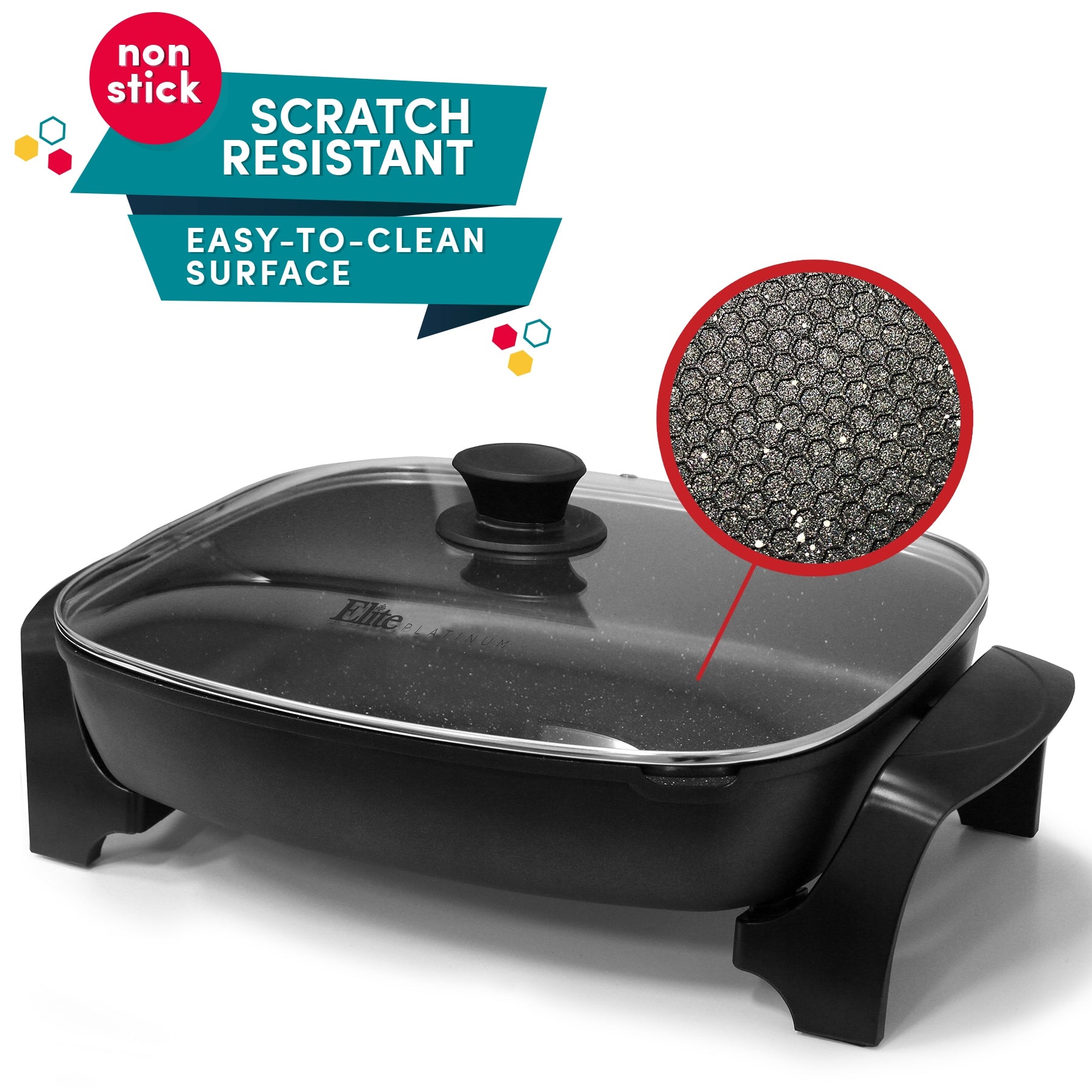 Elite Platinum 8Qt. Heavy Duty Electric Skillet [EG-6203] – Shop