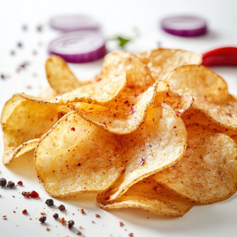 Crispy Homemade Air Fryer Potato Chips with Black Pepper – Better Than the Bag!