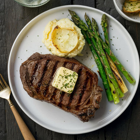 Garlic Dijon Grilled Steaks