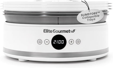 5 Tier Digital Food Dehydrator with BPA Free SlimStore™ Collapsible Trays
