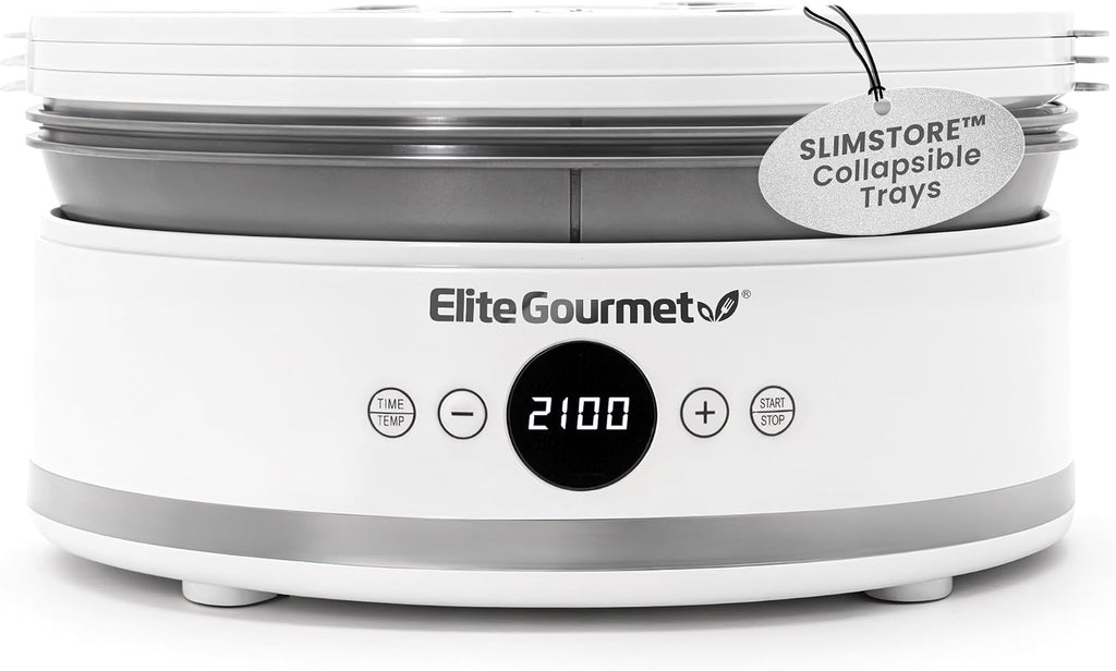 5 Tier Digital Food Dehydrator with BPA Free SlimStore™ Collapsible Trays