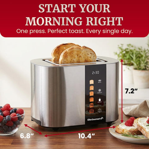 2-Slice Automatic Motorized Toaster
