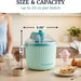 Self-Churning Electric 1Qt. Ice Cream Maker