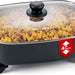 15" x 12" x 4" Electric Skillet, Xtra Deep Dish, Ceralast™ PFAS Free Ceramic