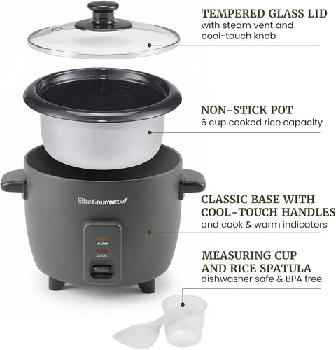 6-Cup Ceramic Rice Cooker