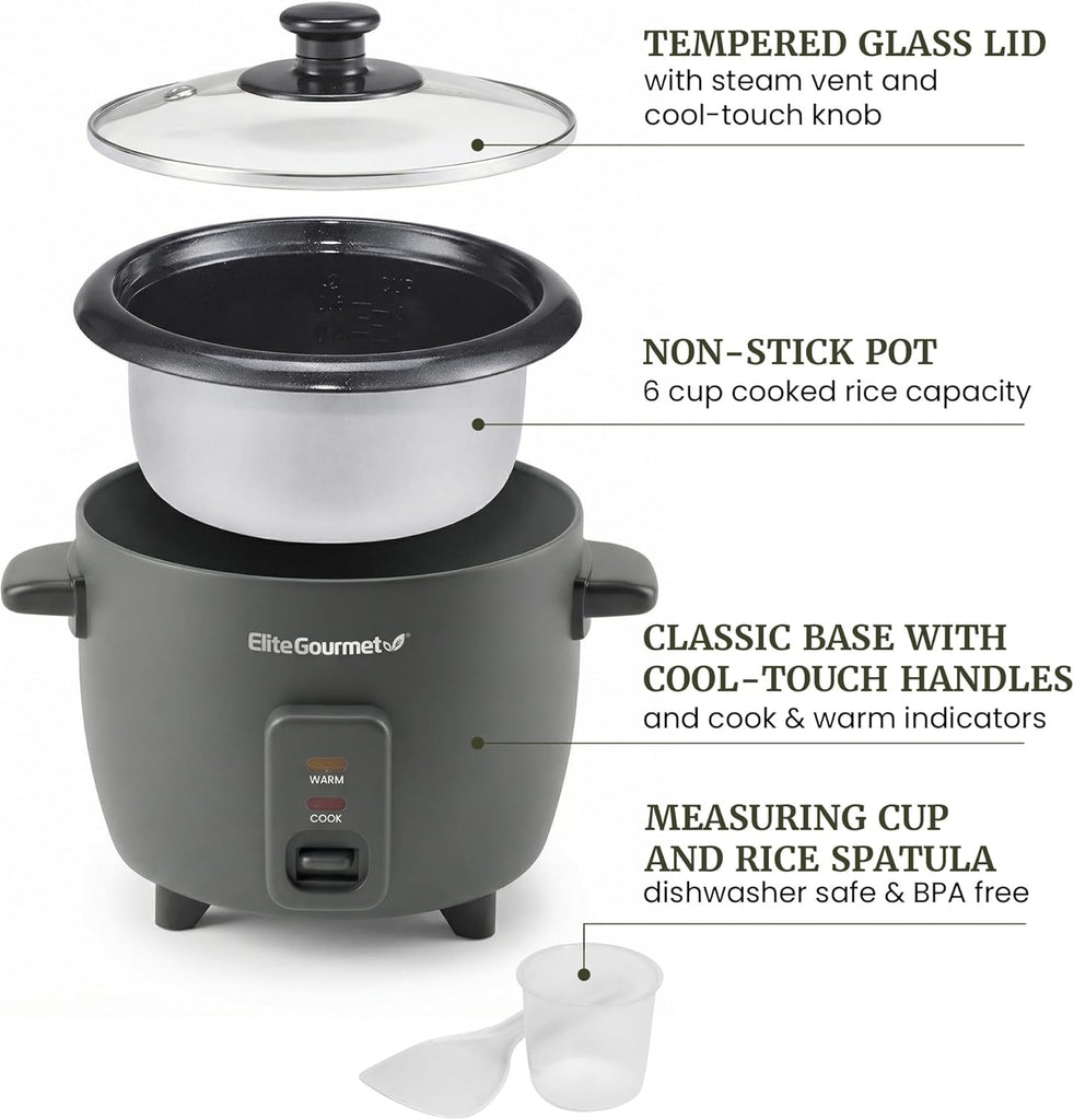 6-Cup Ceramic Rice Cooker