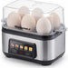 6-Egg EggLogic™ Digital Easy Egg Cooker (Stainless Steel)