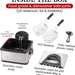 4Qt. Dual Basket Deep Fryer with Lid