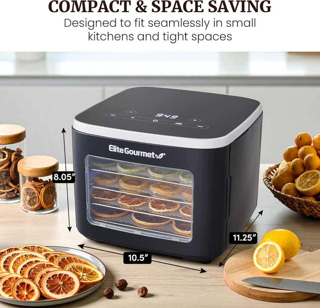 Digital Food Dehydrator with 5 Stainless Steel Trays