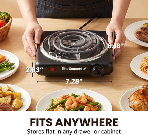 Countertop Single Electric Coiled Burner