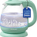 1L Electric BPA-Free Glass Kettle, Cordless 360°, Blue LED , Auto Shut-Off
