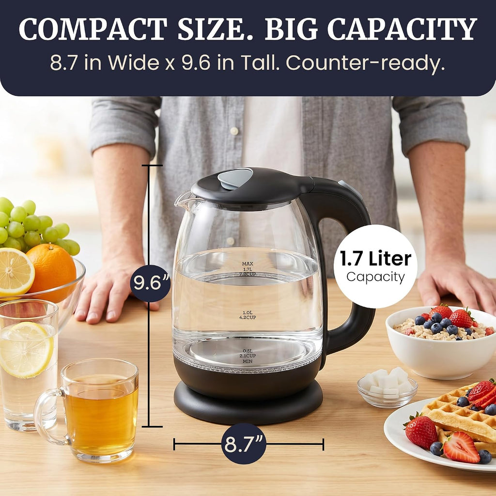1.7L Eletric Glass Kettle