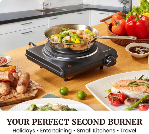 Countertop Single Electric Flat Burner