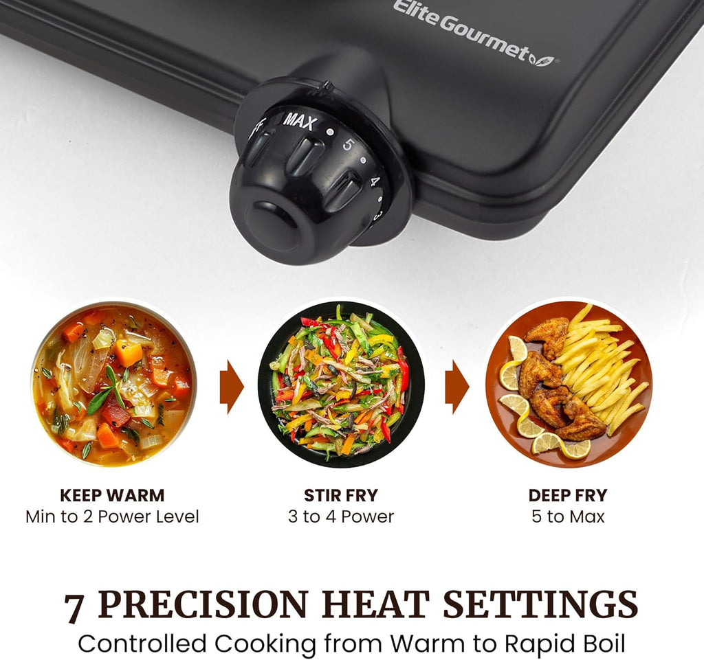 Countertop Single Electric Flat Burner