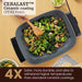 15" x 12" x 4" Electric Skillet, Xtra Deep Dish, Ceralast™ PFAS Free Ceramic