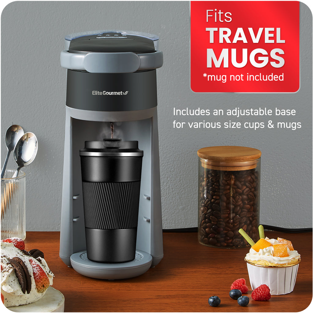 2-in-1 Personal Single-Serve Capsule Coffee Maker