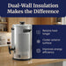 100 Cup Stainless Steel Coffee Urn with Dispenser