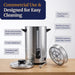 100 Cup Stainless Steel Coffee Urn with Dispenser