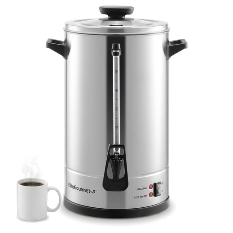 100 Cup Stainless Steel Coffee Urn with Dispenser