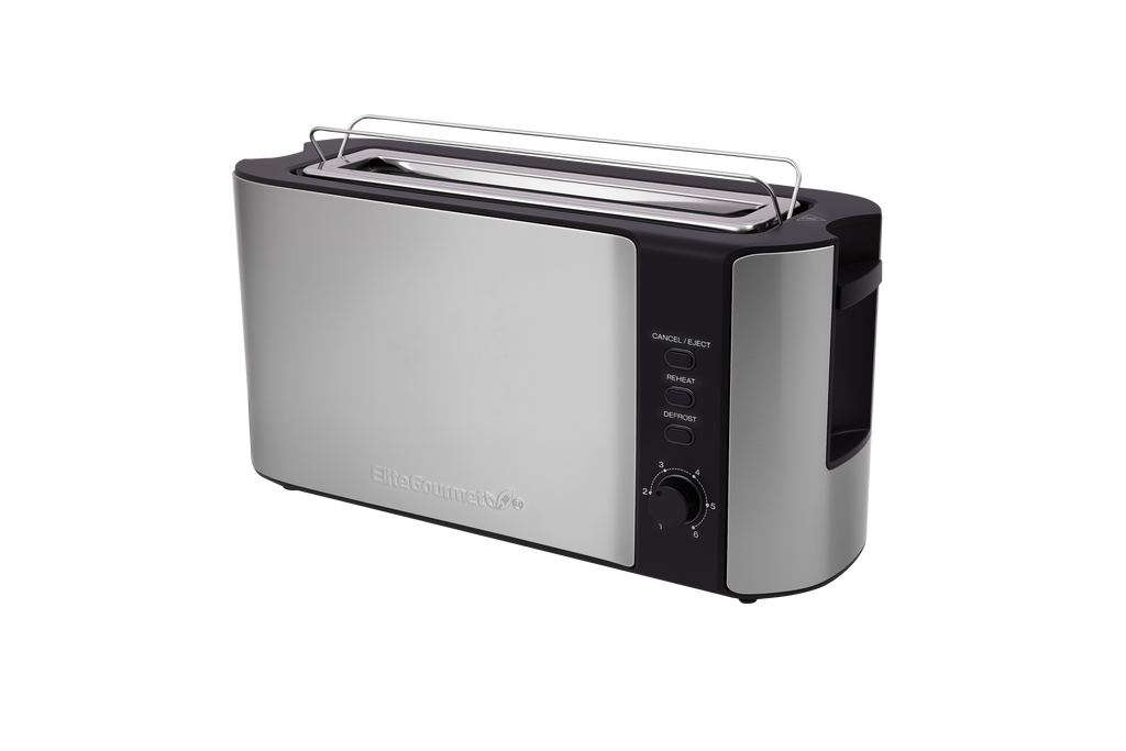 2 Slice Stainless Steel Long Toaster