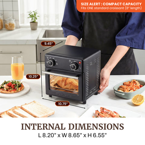 Compact 8.5Qt Air Fryer Oven