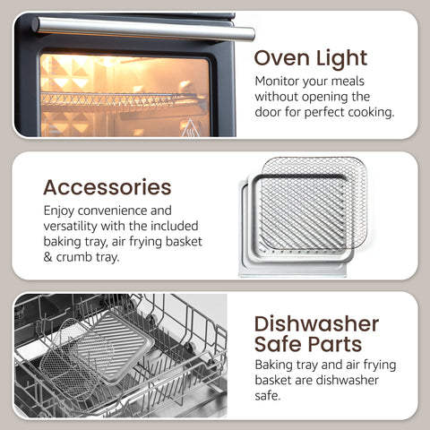 Compact 8.5Qt Air Fryer Oven