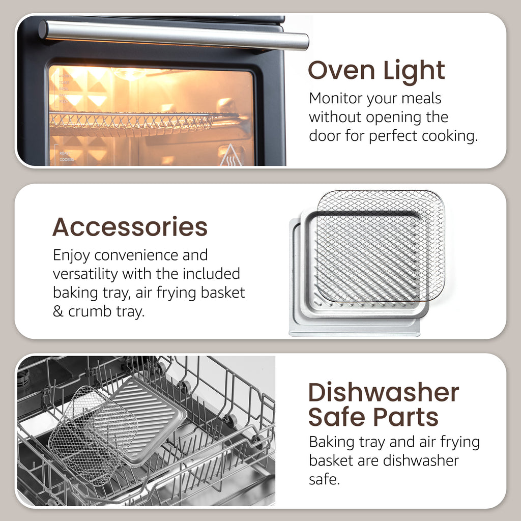Compact 8.5Qt Air Fryer Oven
