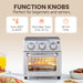 Compact 8.5Qt Air Fryer Oven (Stainless Steel)