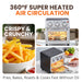 Compact 8.5Qt Air Fryer Oven (Stainless Steel)