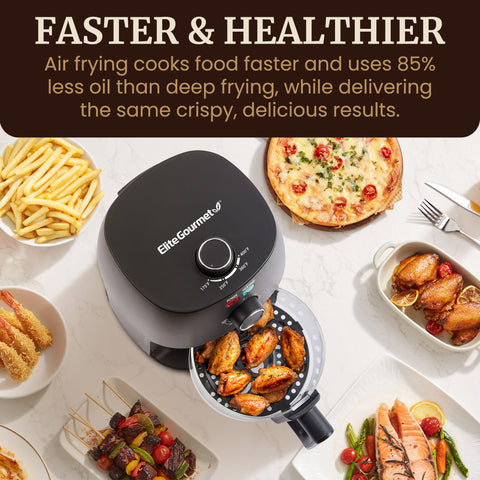2.3Qt. Glass Air Fryer