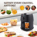 2.3Qt. Glass Air Fryer
