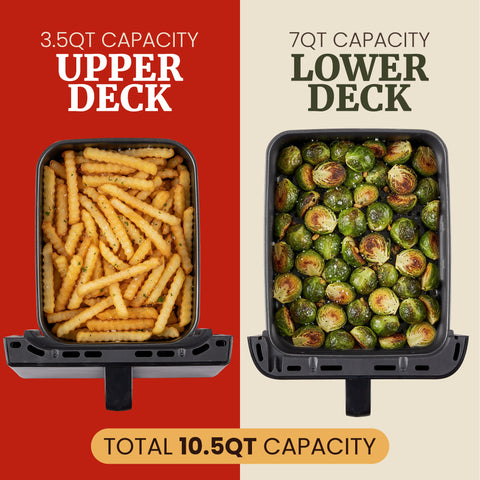 10.5Qt. Double Stack Air Fryer Oven