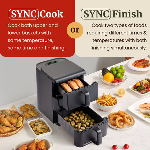 10.5Qt. Double Stack Air Fryer Oven