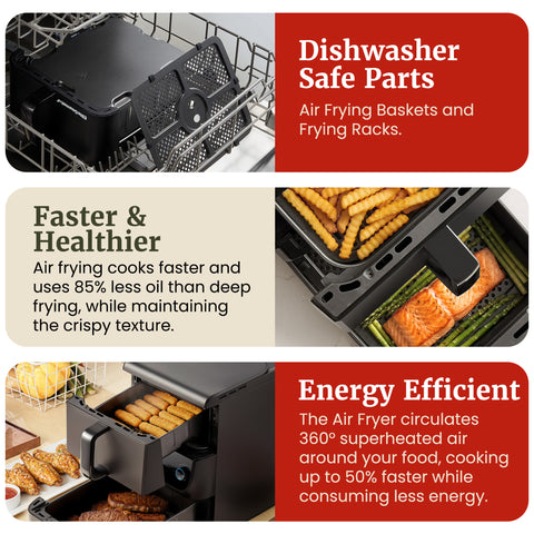10.5Qt. Double Stack Air Fryer Oven