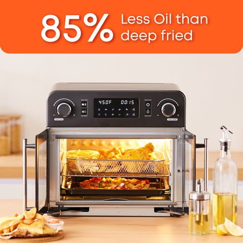 23L French Door Air Fryer Convection Countertop Oven