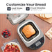 2 Lb Programmable Bread Maker Machine, 3 Loaf Sizes, 19 Menu Functions, Stainless Steel