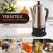 12 Cup Stainless Steel Electric Coffee Percolator