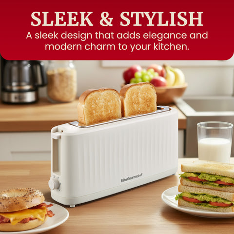 SLIMTOAST™ 2-Slice Long Slot Toaster