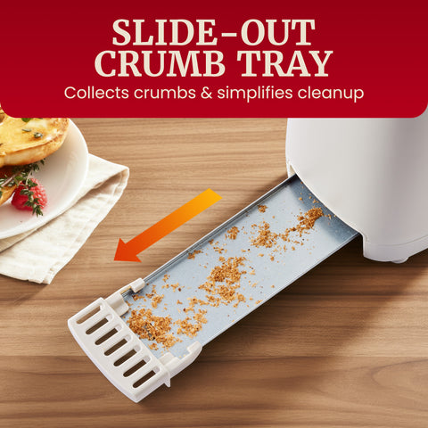 SLIMTOAST™ 2-Slice Long Slot Toaster