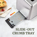 2 Slice Digital Stainless Steel Toaster with Touch Panel