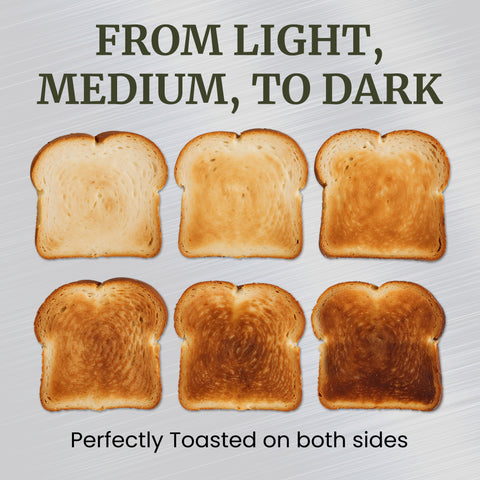 2 Slice Digital Stainless Steel Toaster with Touch Panel