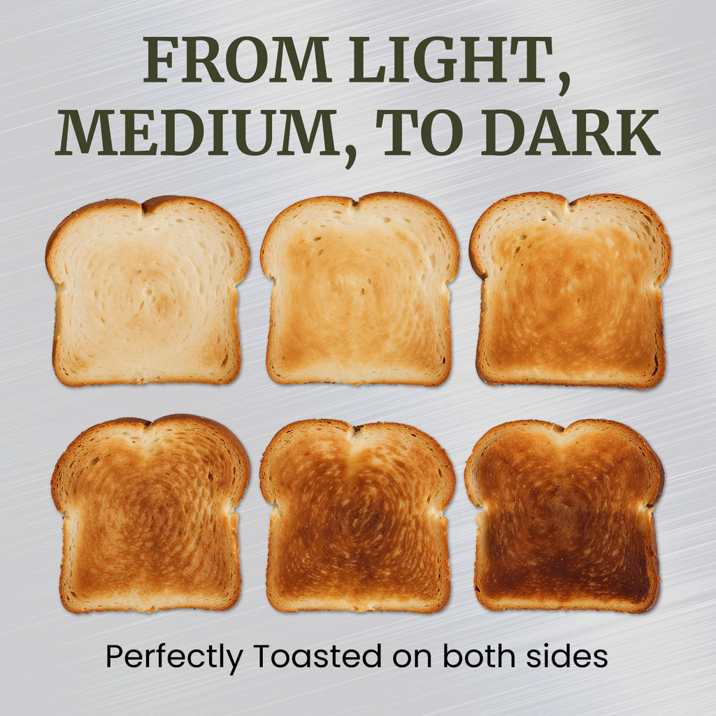 2 Slice Digital Stainless Steel Toaster with Touch Panel