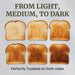 2 Slice Digital Stainless Steel Toaster with Touch Panel